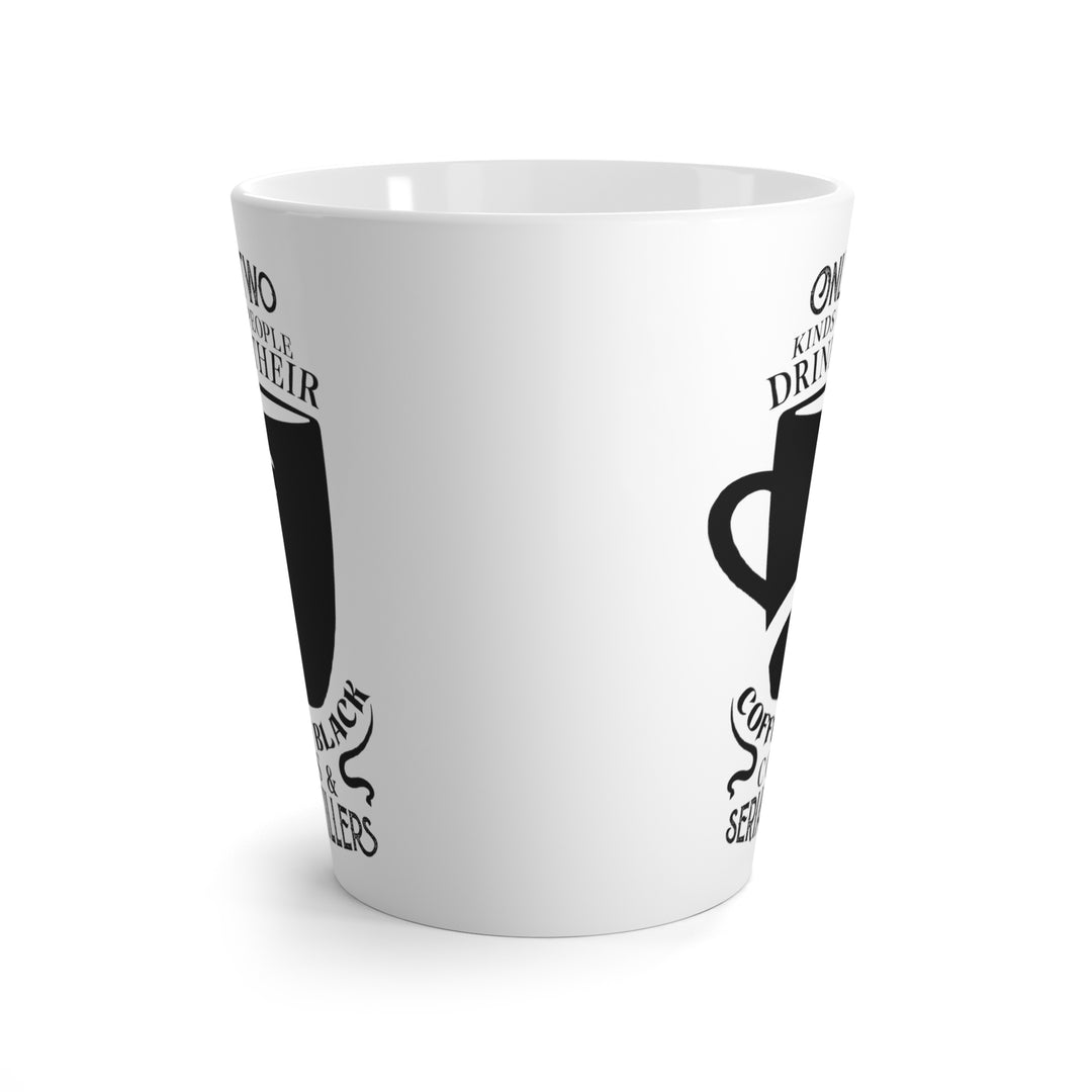 Roman Black Coffee Snake Latte Mug