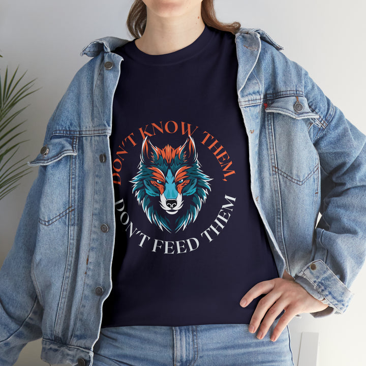 UK - Keelan - Don't Know Them, Don't Feed Them Unisex Heavy Cotton Tee