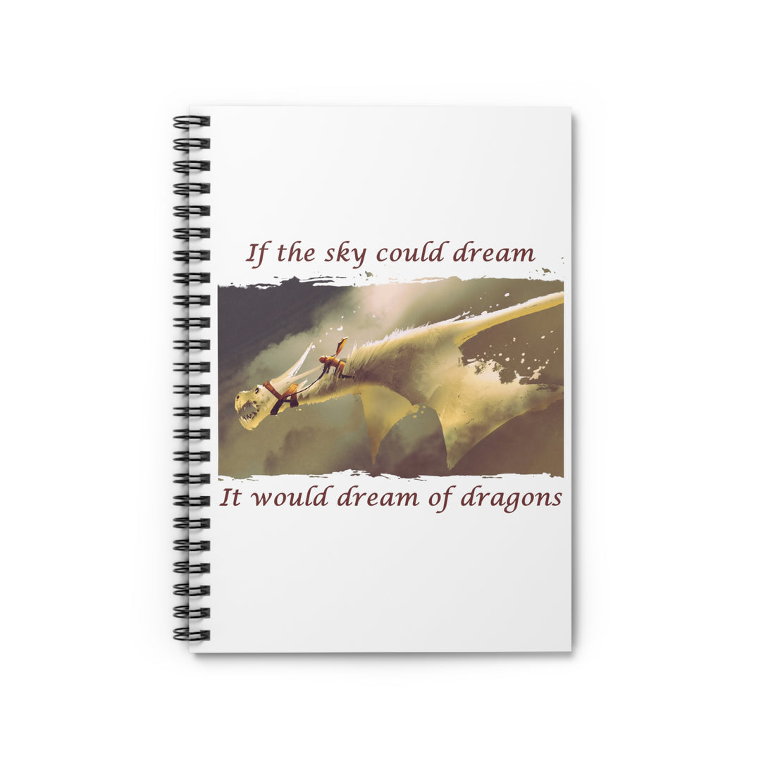 If Sky Could Dream Spiral Notebook - Ruled Line