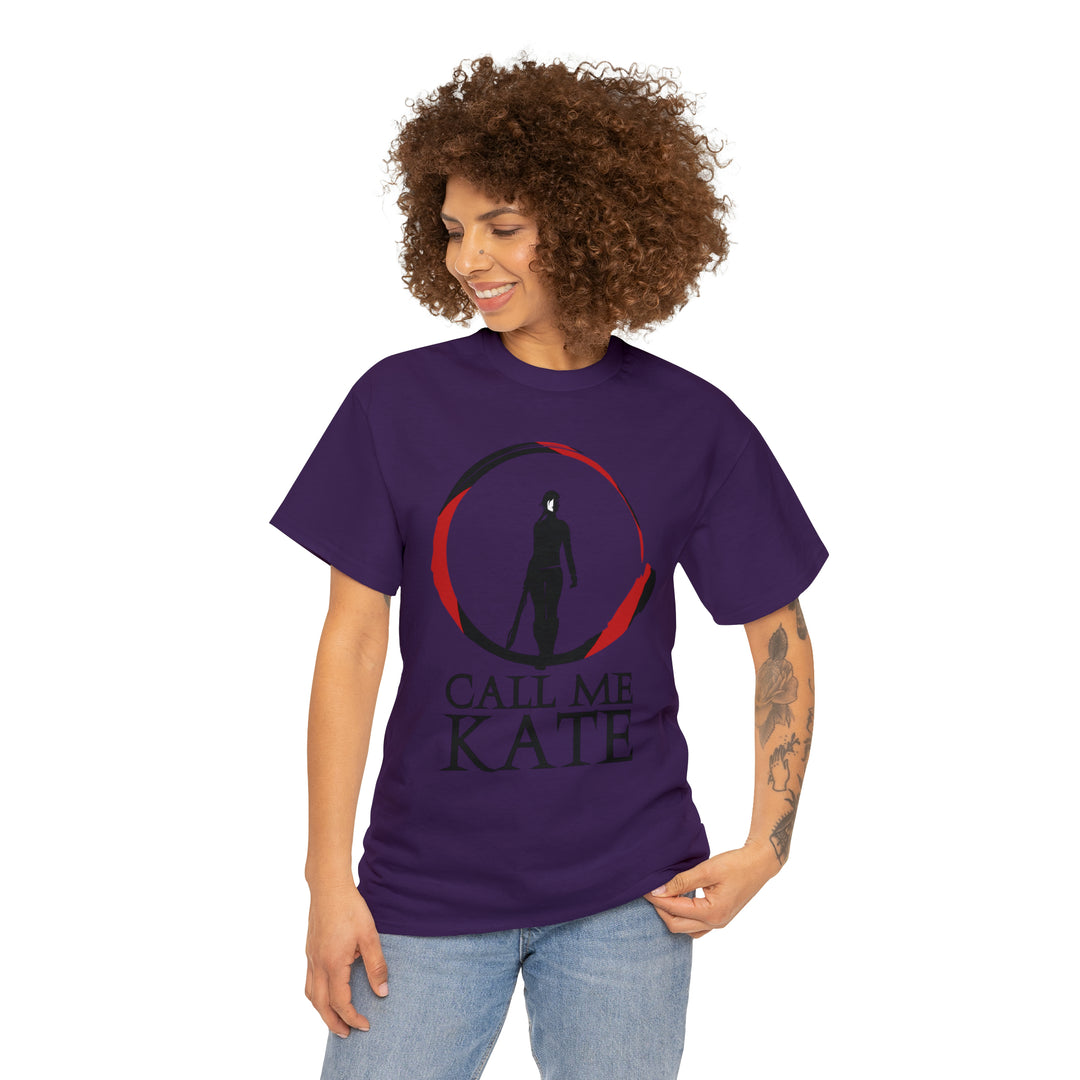 Call Me Kate (New Purple with more sizes) Heavy Cotton Tee