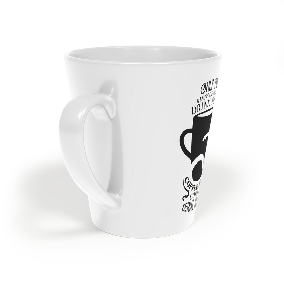 CAD - Roman Black Coffee Snake Latte Mug, 12oz