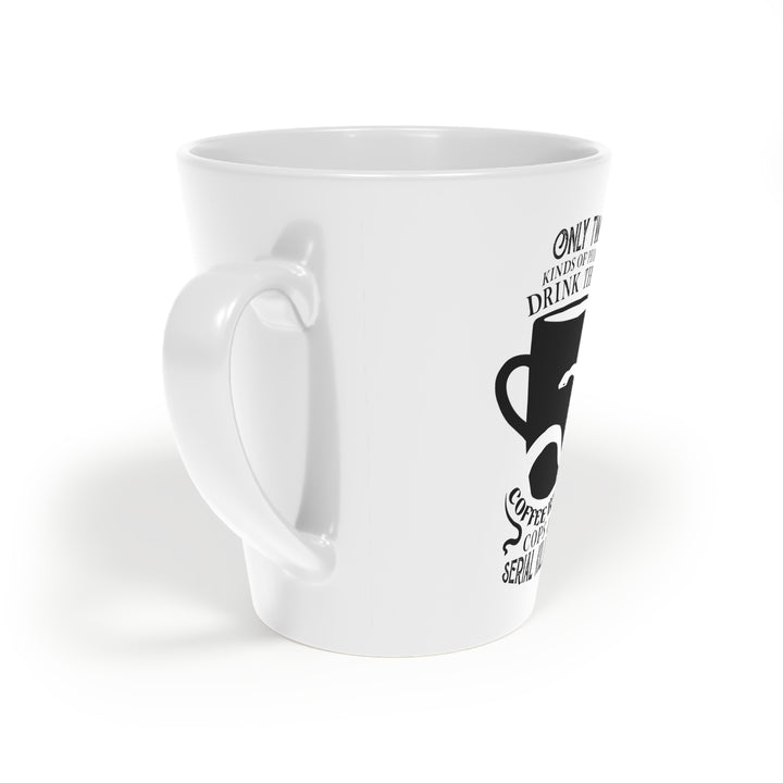 CAD - Roman Black Coffee Snake Latte Mug, 12oz